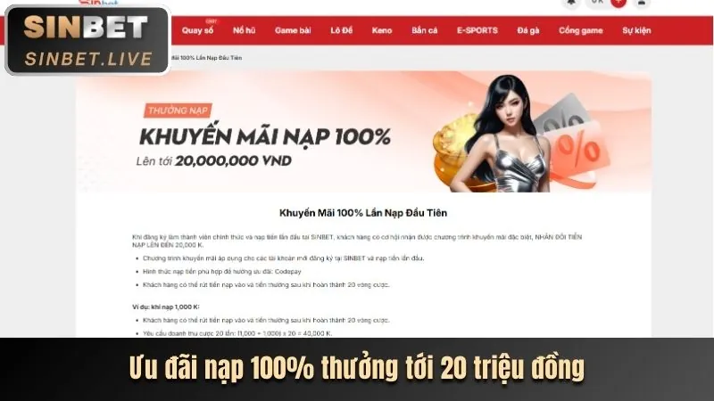 Ưu đãi chào mừng thành viên mới Loto188
